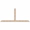 Ekena Millwork Portland Smooth Timber Gable Bracket, Douglas Fir, 108"W x 49"H x 1 1/2"D x 5 1/2"F, 11/12 Pitch GBW108X49X0206POR00SDF - alternate 1